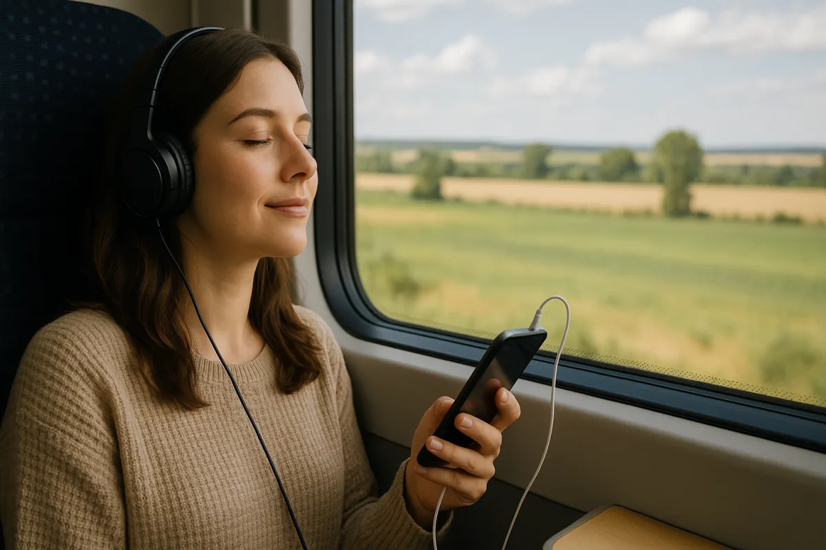 Playlist da viaggio in treno: i generi che aiutano a godersi davvero il panorama