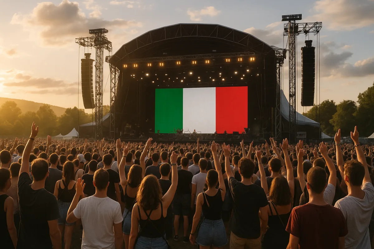 I festival musicali italiani più seguiti: ciò che li rende unici rispetto agli eventi stranieri