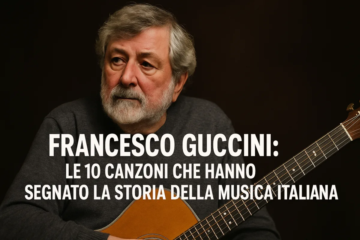 Francesco Guccini: le 10 canzoni che hanno segnato la storia della musica italiana